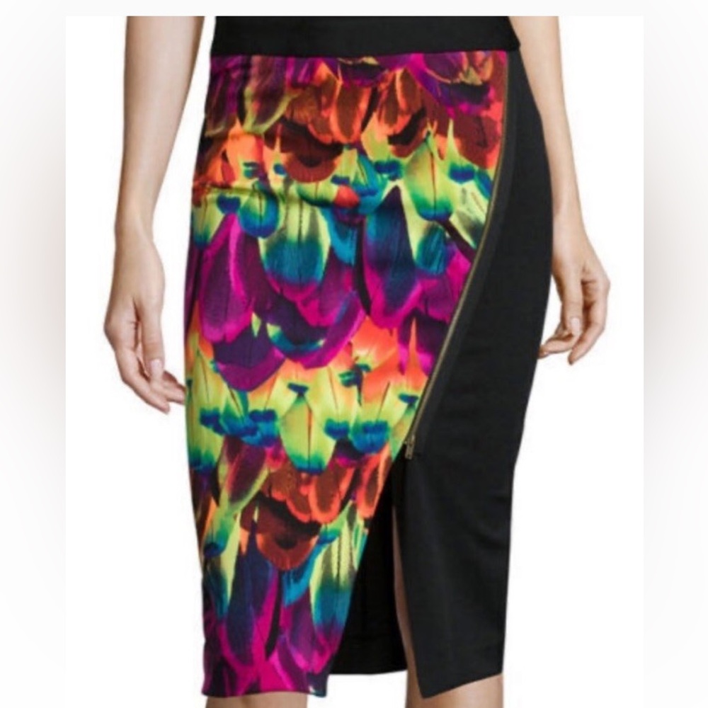 Worthington women Floral Envelope Skirt Size 16